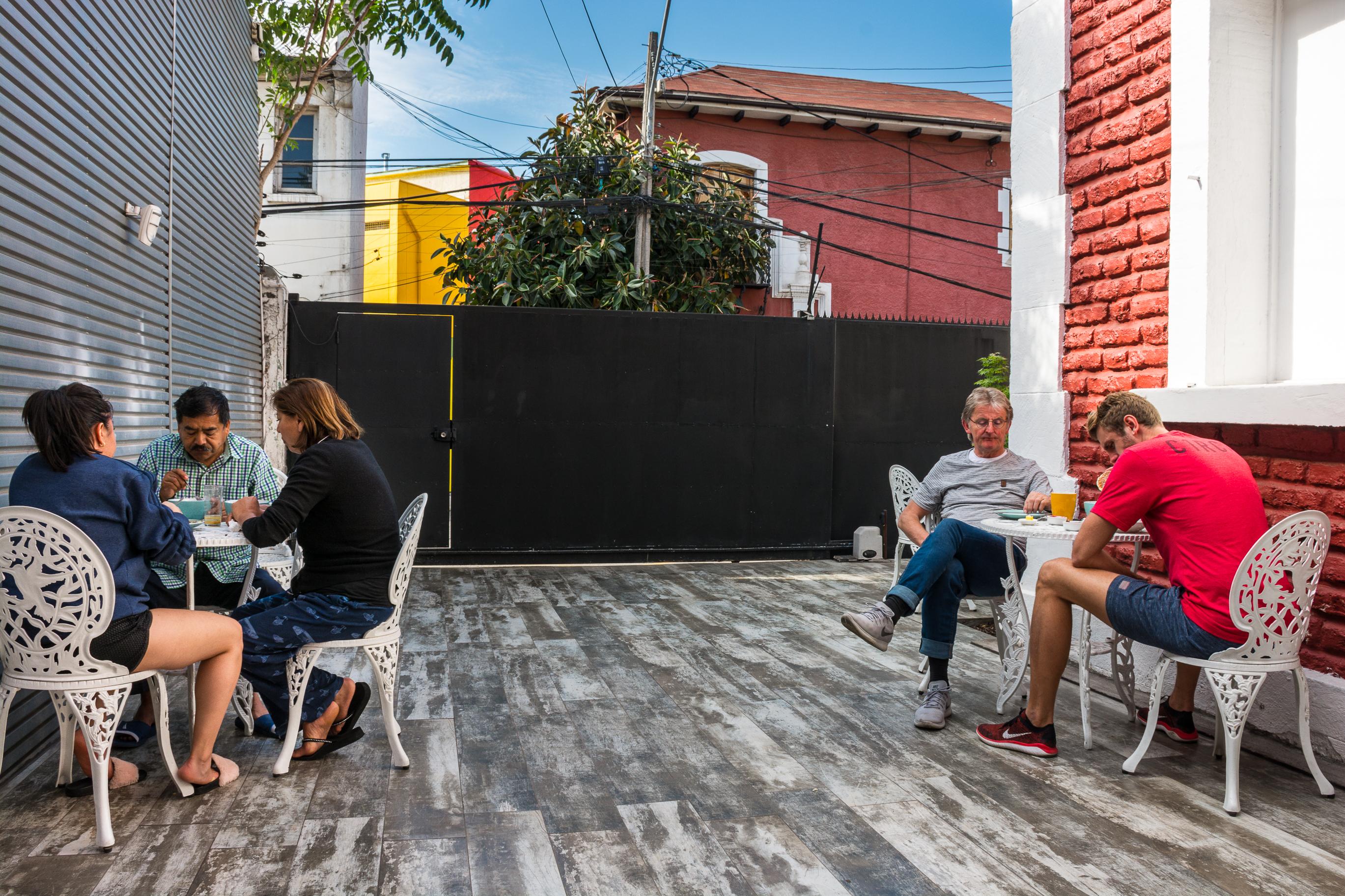 Hostal Casa Aborigen سانتياغو المظهر الخارجي الصورة